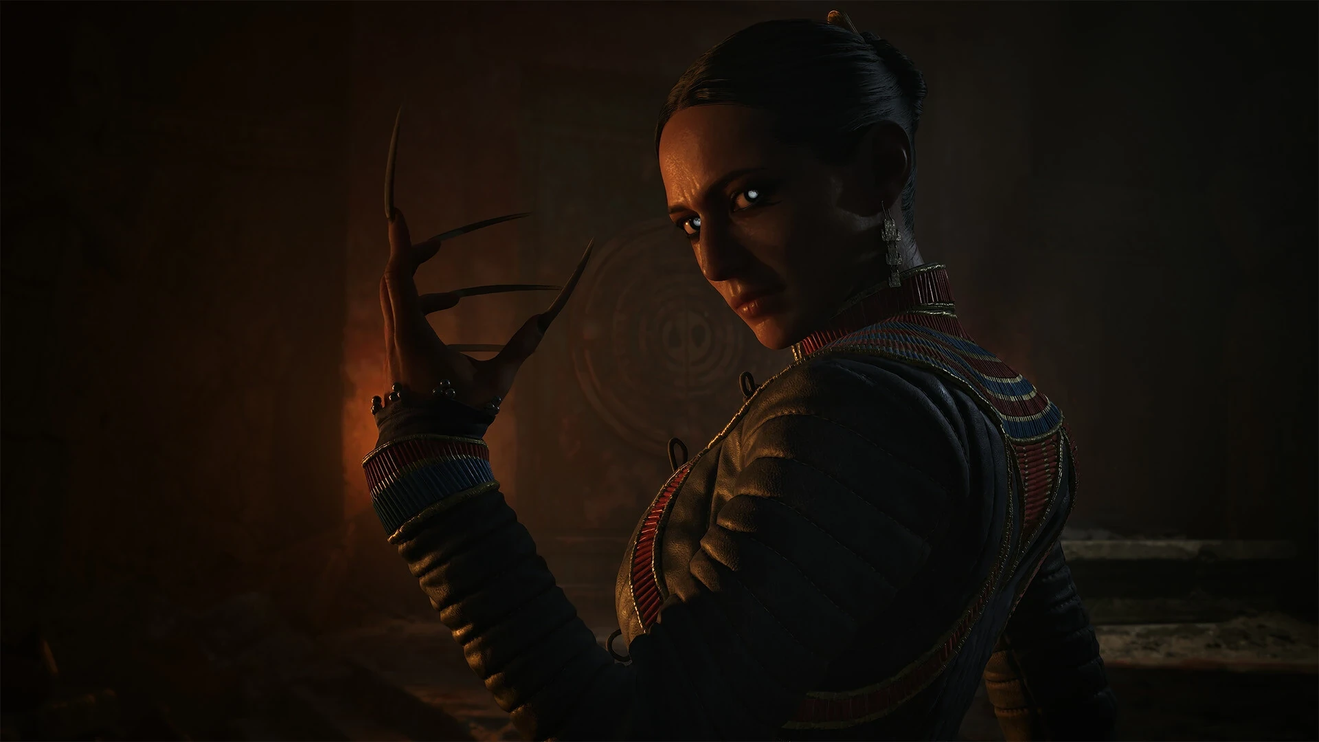 A character using a supernatural ability in The Blood of Dawnwalker