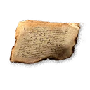 Crumpled Message inventory icon