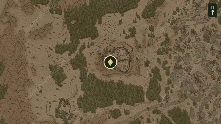 Shadows in the Woods location in Vale Sangora