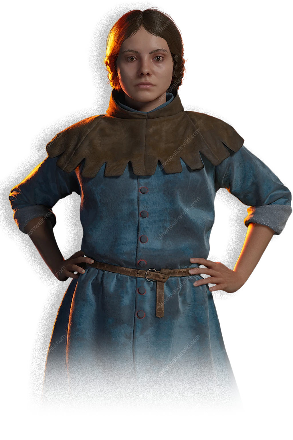 Sara portrait in The Blood of Dawnwalker