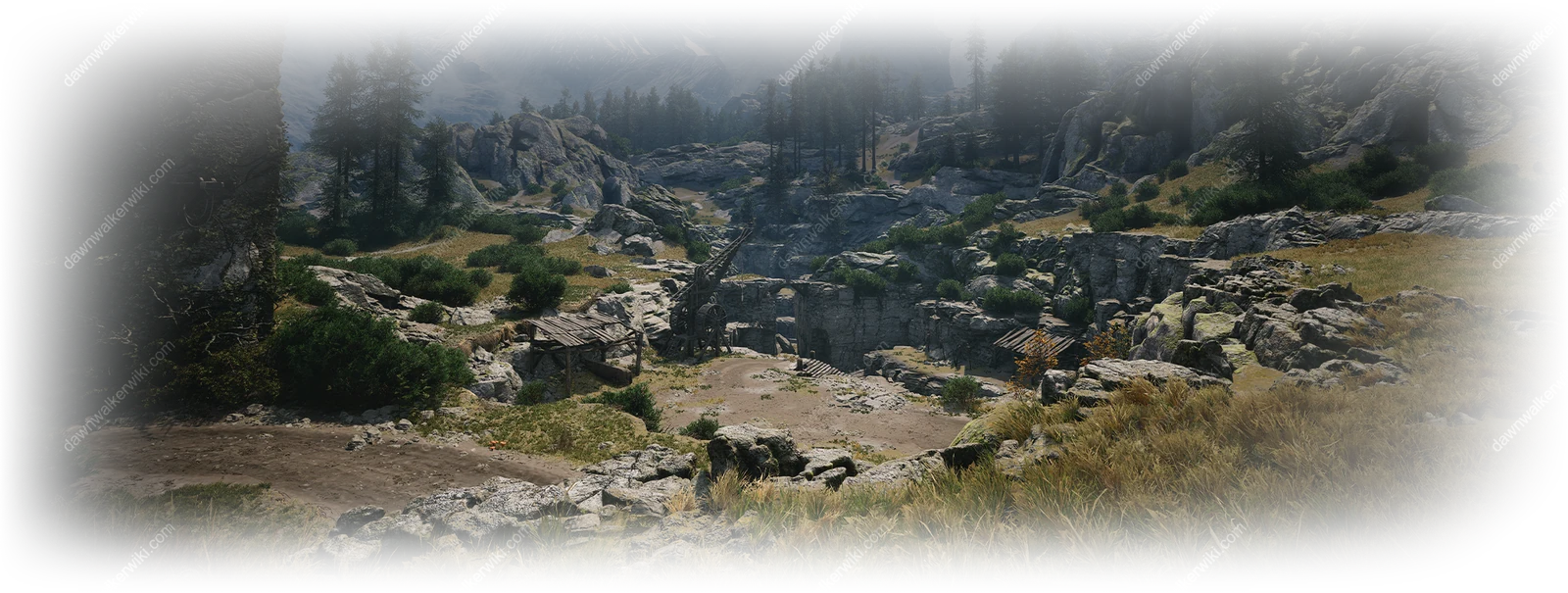 Boar's Back landscape in The Blood of Dawnwalker