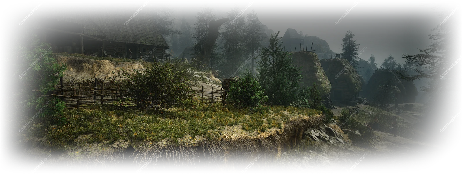 Laslea Glen landscape in The Blood of Dawnwalker