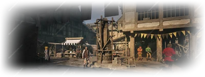 Svartrau City landscape in The Blood of Dawnwalker